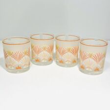 H. J. Stotter Acrylic Tumblers Seashell Cups Beach Lot of 4 Short 8oz Vintage picture