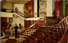 Concord Hotel Sports Resort Lobby Stairway Kiamesha Lake New York Postcard E20 picture