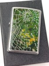 Zippo 28285 Brushed Chrome Windproof Lighter Spider Web Rain Drops-APR (D) 2013 picture