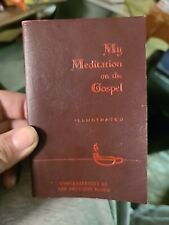 MY MEDITATION ON THE GOSPEL by Rev. James F. Sullivan -1962- Catholic - Biblical picture