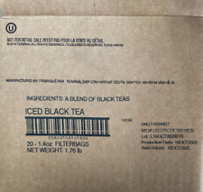 Starbucks Teavana Iced Black Tea Filterbags | Box of 20 | BB: October 2025 picture