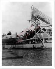 1909 King The Diving Horse Daredevil 8x10 Silver Halide Photo picture