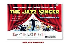 1950'S THE JAZZ SINGER THOMAS AND PEGGY LEE OLD MOVIE AD MAGNET  3.5 X 5.5 