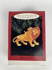 Walt Disney Vintage 1997 Hallmark Keepsake Ornament Mufasa & Simba The Lion King picture