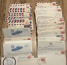1952-54 Naval History U.S.S. Los Angeles CA-135 Letters Photo Lot China & Japan picture