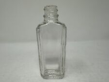 VINTAGE UNBRANDED NO. 94824  CLEAR GLASS BOTTLE 3.8 INCH picture