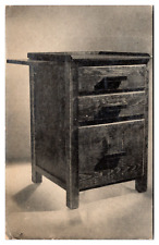 VTG Yankee Three Drawer Taboret, Art Supply Cabinet, Advertising Postcard picture