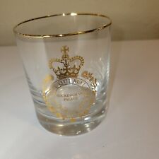 Vintage Buckingham Palace Shot Glass Gold Rim picture