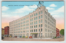 Postcard Linen Ohio Oil Company Building Findlay, OH picture