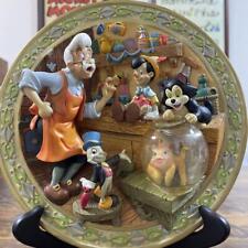 Limited To 5000 Pieces Worldwide Disney Pinocchio Relief Plate picture