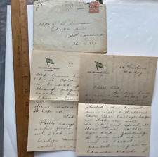 1928 Letter. Future Nat'l Champ Estelle Lawson to Mother. Onboard S.S. Veendam picture