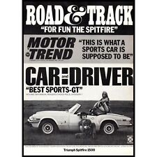 1974 Triumph Spitfire 1500 Convertible Roadster Cover Page Headlines Wall Art picture