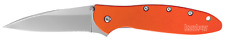 Kershaw Knives Leek Liner Lock Orange Anodized Aluminum 14C28N Stainless 1660OR picture
