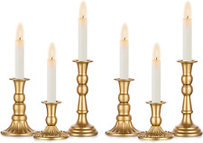 Sziqiqi Candlestick Holders Taper Candle Holders - Gold Candle Stick Candle Pack picture