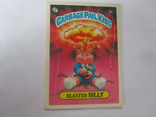1985 Topps Garbage Pail Kids GPK Series 1 OS1 #8b Blasted Billy MATTE Checklist picture