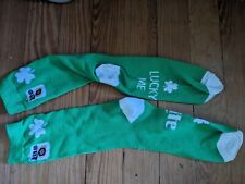 Miller Lite St Patricks Patty’s Day Green Shamrock Socks -NEW picture