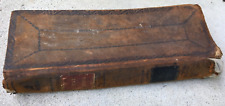 Antique 1849-1850 GENERAL STORE daily LEDGER leather cover 412 Pages John Potter picture