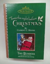 Hallmark Keepsake Twas The Night Before Christmas Reindeer Ornament 2001 Vol 3 picture