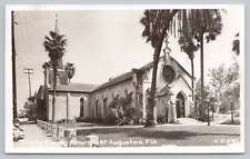 Postcard RPPC St Augustine Florida Trinity Parish Church Unposted picture