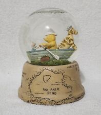 Disney Classic Winnie The Pooh Row Your Boat Musical Snow Globe  picture