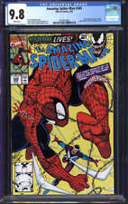 AMAZING SPIDER-MAN #345 CGC 9.8 WHITE PAGES // CLETUS KASADY APPEARANCE 1991 picture