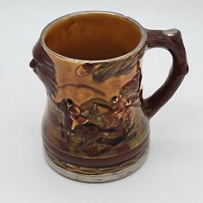 Antique Arthur Wood Mug made in England Earthenware Hunting Sun 1904 - 1928 K6 picture