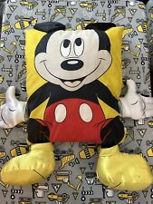 Vintage Walt Disney Yellow Pillow People Mickey Mouse picture