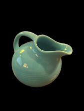 Vintage Fiesta Ware Harlequin Novelty Creamer in Turquoise - Small Pitcher - picture