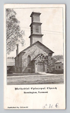 Postcard Methodist Episcopal Church Bennington Vermont VT, 1906 Antique O1 picture