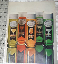 1966 Calvert Cocktails Vintage Print Ad Margarita Daiquiri Martini Manhattan picture