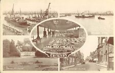 UK Humber Grimsby multiview RPPC 1949 picture