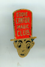 1920’s/1930’s Actor Comedian Eddie Canter Magic Club Pinback picture
