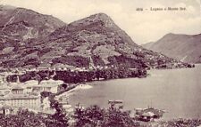 SWITZERLAND LUGANO E MONT BRE 1911 picture