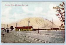 Michigan City Indiana IN Postcard Hoosier Slide Scenic View c1910's Antique picture