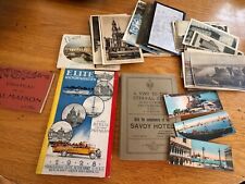 Lot of 56 individual, 2 card booklets-Different Antique 1920's Postcards Europe picture