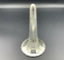Antique Silver Plate Conical Epergne Piece Bud Vase Flute Mouth Marked c.1920's picture