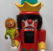 Christian Ulbricht Jester Nutcracker Made In Germany 19 Inch picture