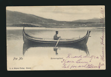 1906 NORWAY POSTCARD LOVELY BOAT 
