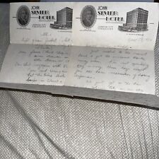 1950 Letter John Sevier Hotel Letterhead Johnson City TN Tennessee Chapel Hill picture