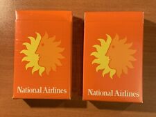 2 National Airlines Playing Card Decks Sealed/Unused - Mint condition picture