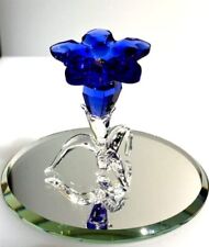 SWAROVSKI Crystal Flower Gentian Blue/Clear #5490322 nib picture