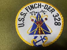 U.S. NAVY JACKET PATCH: USS FINCH-DER 328 picture