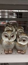 5 Inch Majestic Golden Owls picture