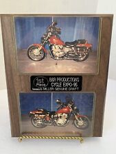 Vtg Cycle Expo '95 Motorcycle Bike Show Award sign Plaque 10