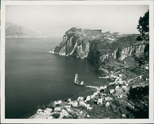 Italy, Capri Island Vintage Silver Print.  Circ 10x12 Silver Print picture