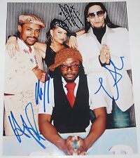 BLACK EYED PEAS BAND SIGNED 8X10 PHOTO AUTOGRAPH FERGIE Will.i.am  TABOO COA  picture