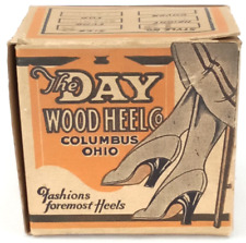The Day Wood Heel Co Columbus Ohio 1940s Mid Century Old Stock Rare picture
