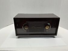 Vintage Tube Radio Farnsworth CAPEHART Model T-30 MCM Brown Tabletop AM UNTESTED picture