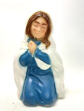 Vintage General Foam Mother Mary Christmas Holiday Nativity Lighted Blow Mold picture