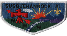 Susquehannock Lodge 11 Keystone Area PA 2005 Jamboree Flap WT Bdr (AR426) picture